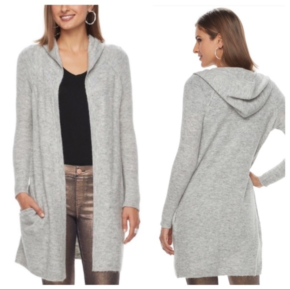 Juicy Couture Embellished Hooded Long Cardigan NWT - Picture 7 of 8